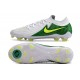 Nike Phantom Luna 2 Elite FG Low Cut White Green Yelllow