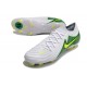 Nike Phantom Luna 2 Elite FG Low Cut White Green Yelllow