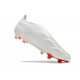 adidas Predator Elite Laceless FG Cleats White Red