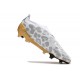 adidas Predator Elite Laceless FG Cleats White Grey Gold