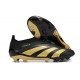 adidas Predator Elite Laceless FG Cleats Black Gold