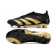 adidas Predator Elite Laceless FG Cleats Black Gold