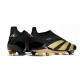 adidas Predator Elite Laceless FG Cleats Black Gold