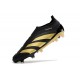 adidas Predator Elite Laceless FG Cleats Black Gold