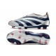 adidas Predator Elite Laceless FG Cleats Silver Cyan Red