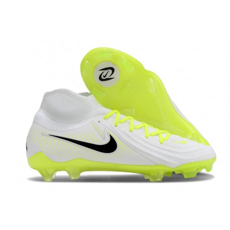 Nike Phantom Luna II Elite FG High Top White Black Volt