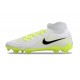 Nike Phantom Luna II Elite FG High Top White Black Volt