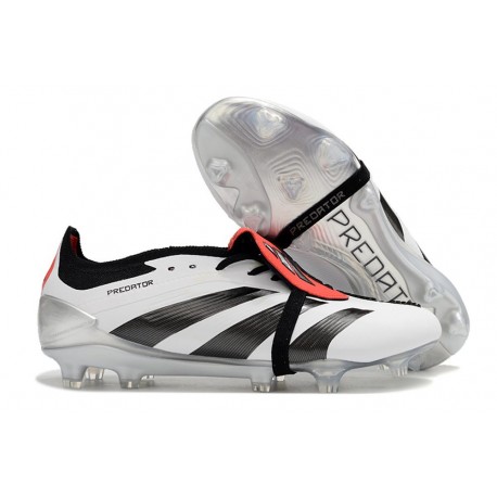 adidas Predator Elite Tongue FG White Black Red