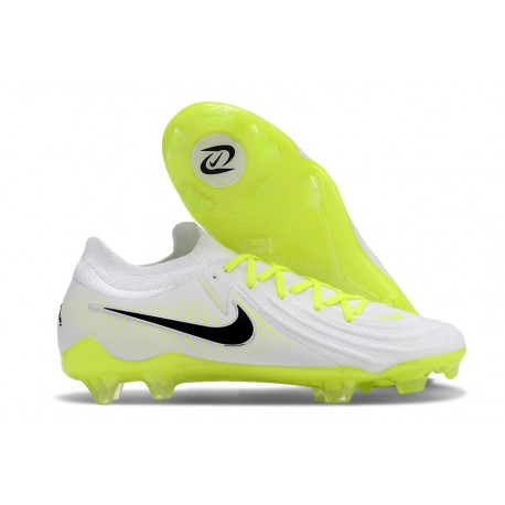 Nike Phantom GX 2 Elite FG Cleats White Black Volt