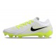 Nike Phantom GX 2 Elite FG Cleats White Black Volt