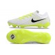 Nike Phantom GX 2 Elite FG Cleats White Black Volt