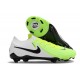 Nike Phantom GX 2 Elite FG Cleats Green White Black