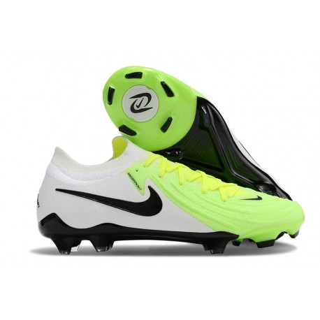 Nike Phantom GX 2 Elite FG Cleats Green White Black