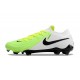 Nike Phantom GX 2 Elite FG Cleats Green White Black