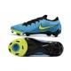 Nike Phantom GX 2 Elite FG Cleats Blue Yellow