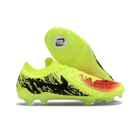 Nike Phantom GX 2 Elite FG Cleats Yellow Black Red