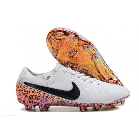 Nike Tiempo Legend 10 Elite FG White Black Orange