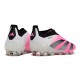 adidas Predator Elite Laceless FG Cleats Pink White Black