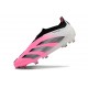 adidas Predator Elite Laceless FG Cleats Pink White Black