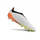 adidas Predator Elite Laceless FG Cleats White Black Orange