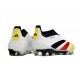 adidas Predator Elite Laceless FG Cleats White Black Red Yellow