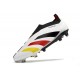 adidas Predator Elite Laceless FG Cleats White Black Red Yellow