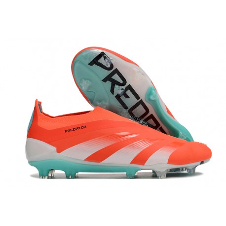 adidas Predator Elite Laceless FG Cleats Crimson White Blue