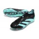 adidas Predator Elite Laceless FG Cleats Black Blue