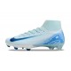 Nike Zoom Mercurial Superfly X Elite FG White Blue