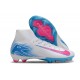 Nike Zoom Mercurial Superfly X Elite FG White Blue Pink