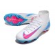 Nike Zoom Mercurial Superfly X Elite FG White Blue Pink