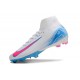 Nike Zoom Mercurial Superfly X Elite FG White Blue Pink