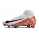 Nike Zoom Mercurial Superfly X Elite FG White Black Orange