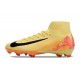 Nike Zoom Mercurial Superfly X Elite FG Yellow Black Pink