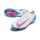 Nike Air Zoom Mercurial Vapor 16 Elite FG White Blue Pink