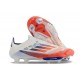 New adidas F50+ Laceless FG Advancement - White Solar Red Lucid Blue