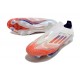 New adidas F50+ Laceless FG Advancement - White Solar Red Lucid Blue