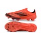 New adidas F50+ Laceless FG Red Black