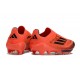 New adidas F50+ Laceless FG Red Black