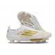 New adidas F50+ Laceless FG Ftwr White Gold Met