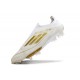 New adidas F50+ Laceless FG Ftwr White Gold Met