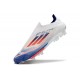 New adidas F50+ Laceless FG Ftwr White Solar Red Lucid Blue