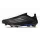 New adidas F50+ Laceless FG Core Black Iron Met Gold Met