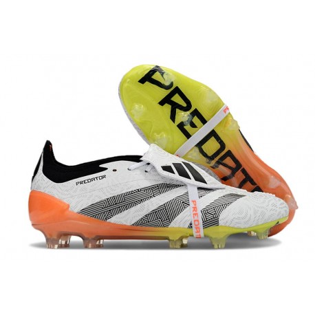 adidas Predator Elite Tongue FG White Black Volt