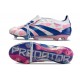 adidas Predator Elite Tongue FG Ftwr White Solar Blue Solar Pink