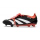 adidas Predator Elite Tongue FG Core Black White Solar Red