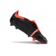 adidas Predator Elite Tongue FG Core Black White Solar Red