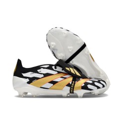 adidas Predator Elite Tongue FG Black White Gold