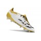 adidas Predator Elite Tongue FG White Gold Silver