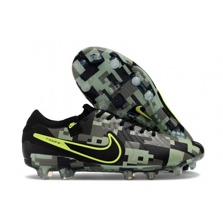 Nike Tiempo Legend 10 Elite FG Green Black